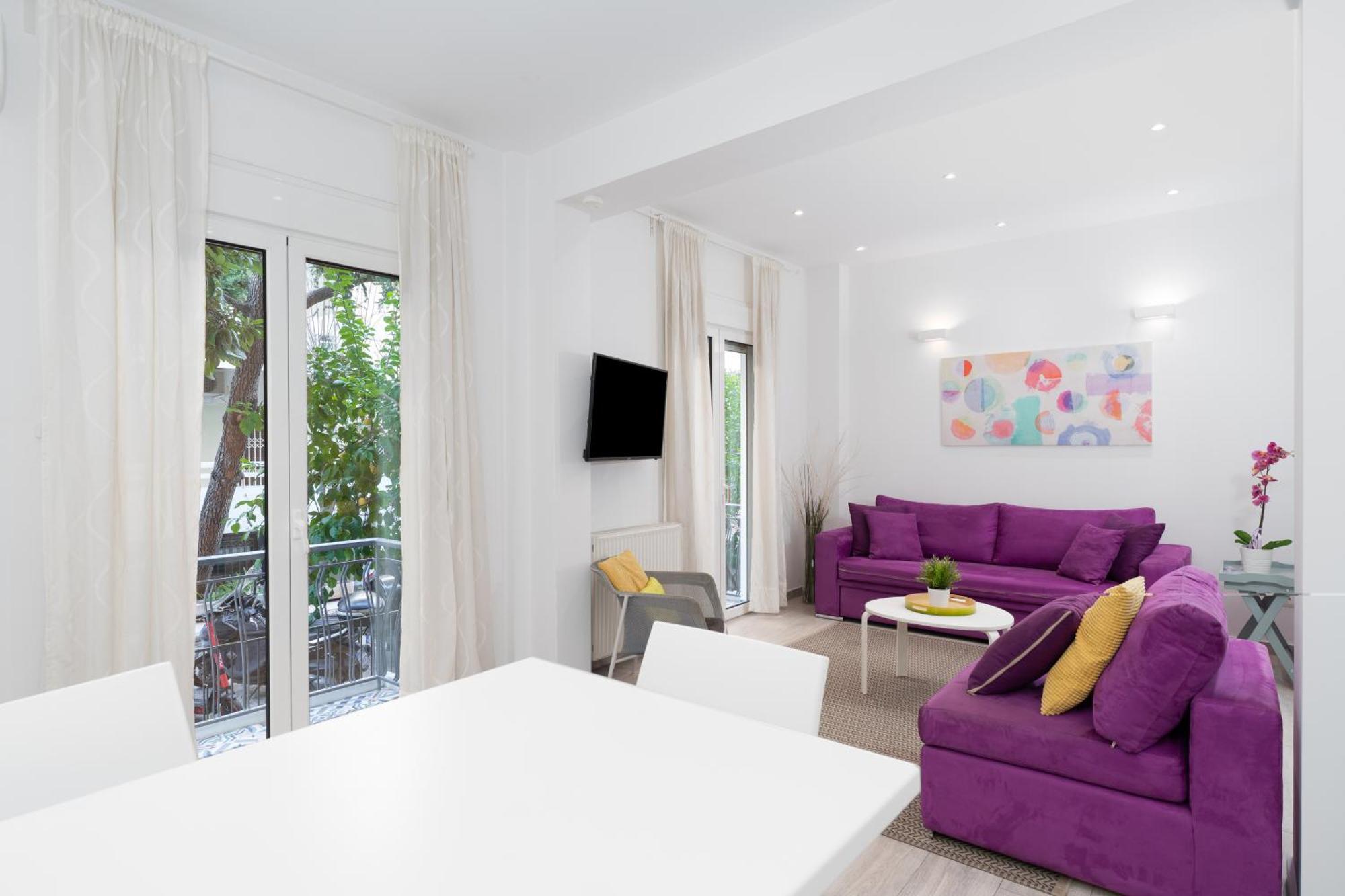 Spacious Modern Apartment In Athens Near Metro Bagian luar foto